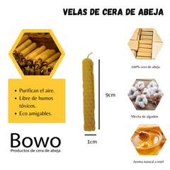 Caja de velas  "Luz de Panal"