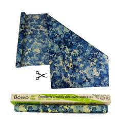 Envoltorios de cera de abeja Bowo, hechos de tela de algodon y cera de abeja, conservan los alimentos por mas tiempo